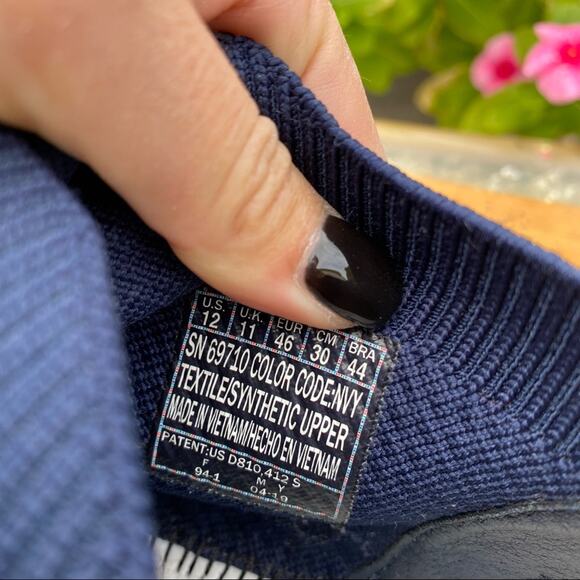 SKECHERS Mark Nason Modern Jogger 2.0 Switzer Navy Blue Knit Sneaker - Picture 5 of 6